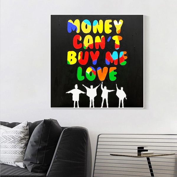 paintings money can't buy me love canvas painting colorful street graffiti art posters and prints wall pictures for living room decor
paintings money can't buy me love canvas painting colorful street graffiti art posters and prints wall pictures for living room decor