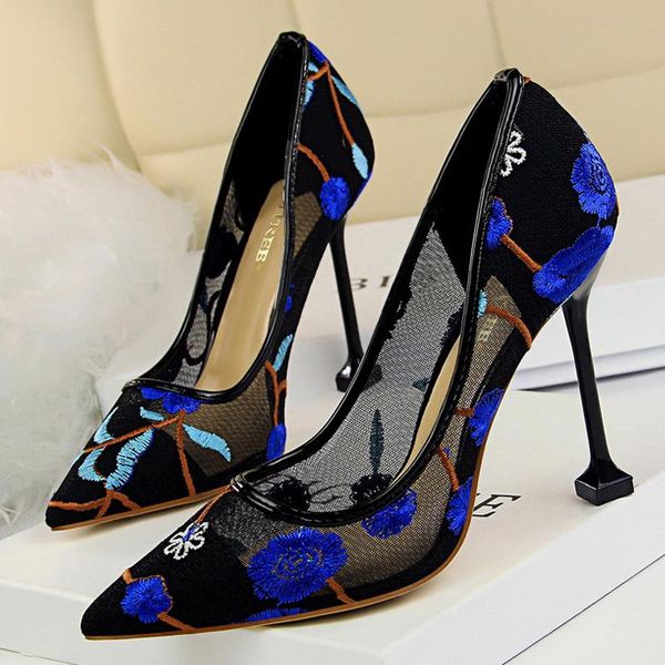 dress shoes bigtree fashion women pumps mesh hollow high heels lace printing stiletto extreme blue, Black
dress shoes bigtree fashion women pumps mesh hollow high heels lace printing stiletto extreme blue, Black