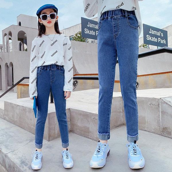 teen girls denim jeans arrivals solid color leggings high waist children cotton slim pencil trousers skinny pants 4-14years, Blue
teen girls denim jeans arrivals solid color leggings high waist children cotton slim pencil trousers skinny pants 4-14years, Blue