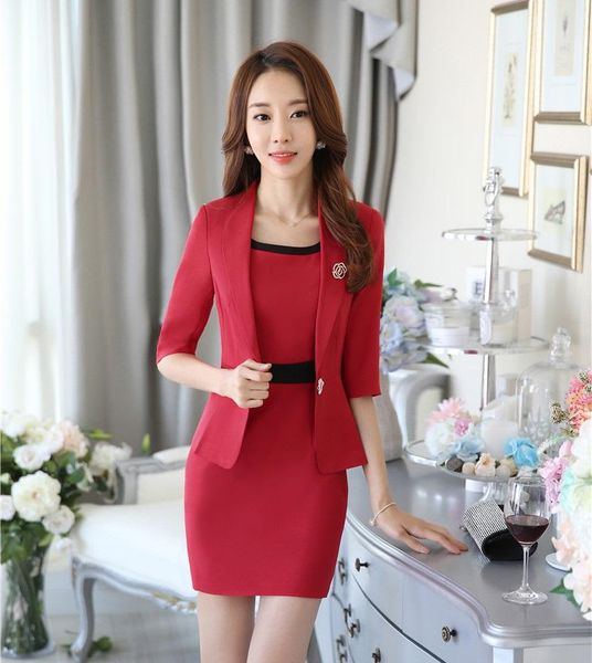 women's suits & blazers spring summer formal dress for women business blazer and jacket sets red fashion ladies office uniform style, White;black
women's suits & blazers spring summer formal dress for women business blazer and jacket sets red fashion ladies office uniform style, White;black