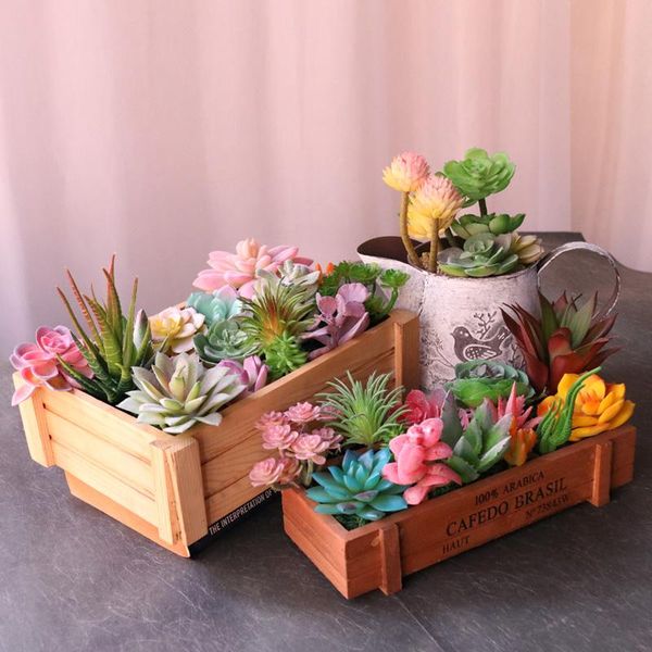 decorative flowers & wreaths various green pink red blue purple flocking artificial succulents plants deskbedroom home garden decoration
decorative flowers & wreaths various green pink red blue purple flocking artificial succulents plants deskbedroom home garden decoration