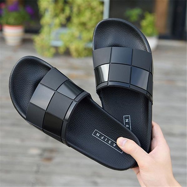 slippers enplei summer men beach sandals mosaic lattice flip flops slides male type couple lndoor shoes size 36-46, Black
slippers enplei summer men beach sandals mosaic lattice flip flops slides male type couple lndoor shoes size 36-46, Black