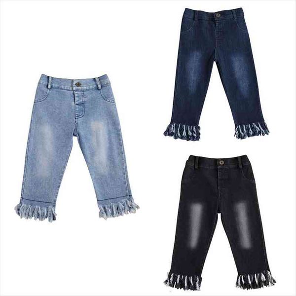 1 6y fashion kids girls denim pants button high waist tassel pencil legging 3 colors, Blue
1 6y fashion kids girls denim pants button high waist tassel pencil legging 3 colors, Blue