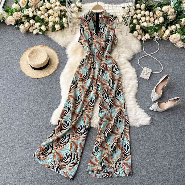 singreiny women retro print tank rompers korean fashion v neck sleeveless jumpsuits summer casual beach wide leg long rompers 210419, Black;white
singreiny women retro print tank rompers korean fashion v neck sleeveless jumpsuits summer casual beach wide leg long rompers 210419, Black;white