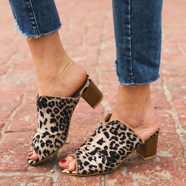 summer women square toe sandals leopard fish head high heels slippers outside female fashion woman slides shoes, Black
summer women square toe sandals leopard fish head high heels slippers outside female fashion woman slides shoes, Black