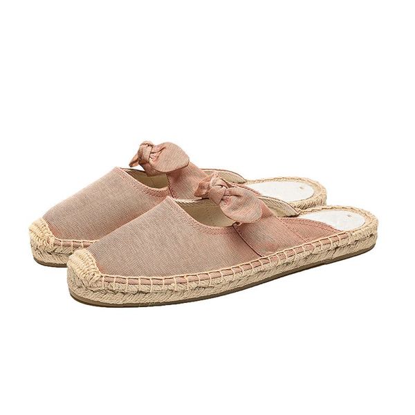 summer ladies slippers bow flat bottom, Black
summer ladies slippers bow flat bottom, Black