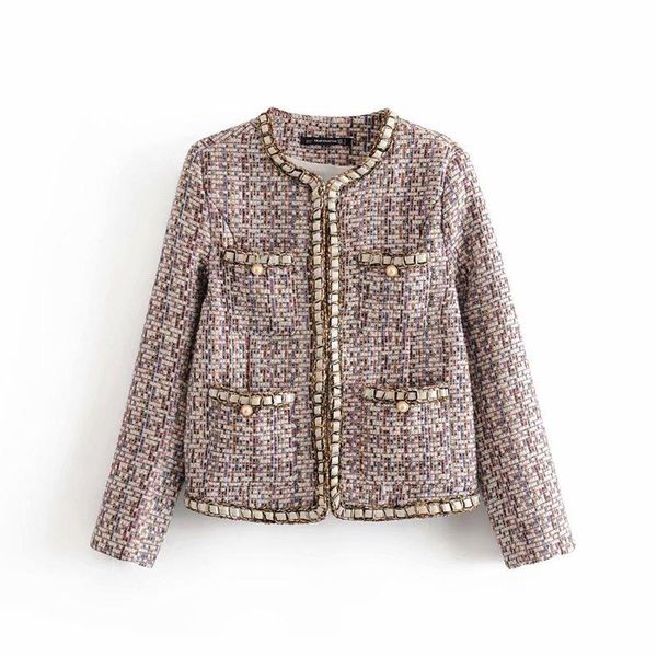 women's jackets nice vintage woman colorful pearl button cardigan ladies autumn o-neck tweed coats female elegant purple outerwear, Black;brown
women's jackets nice vintage woman colorful pearl button cardigan ladies autumn o-neck tweed coats female elegant purple outerwear, Black;brown