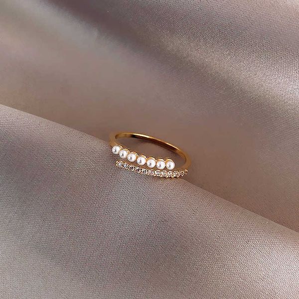 baroque pearl index finger ring design joint ring simple women's personality fashion luxury ring, Silver
baroque pearl index finger ring design joint ring simple women's personality fashion luxury ring, Silver