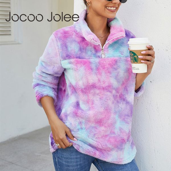 autumn winter zipper turtleneck colorful fleece hoodies fashion rainbow tie dye sweatshirt for women oversized flannel 210428, Black
autumn winter zipper turtleneck colorful fleece hoodies fashion rainbow tie dye sweatshirt for women oversized flannel 210428, Black