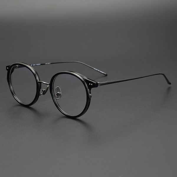 designer sunglasses pure hand-made artistic spectacle men's thickened plate glasses women's round frame wide face titanium, White;black
designer sunglasses pure hand-made artistic spectacle men's thickened plate glasses women's round frame wide face titanium, White;black