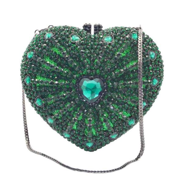est designer heart shape crystal clutch bags green silver party purse wedding evening wristlets handbags sm71
est designer heart shape crystal clutch bags green silver party purse wedding evening wristlets handbags sm71