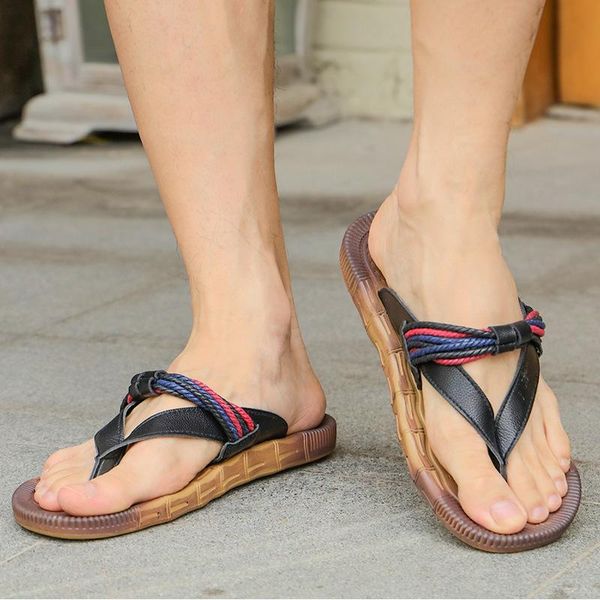 slippers hand made man wood pattern shoes manual pu flip flops rubber sole nonslip sandals leisure slides z158, Black
slippers hand made man wood pattern shoes manual pu flip flops rubber sole nonslip sandals leisure slides z158, Black