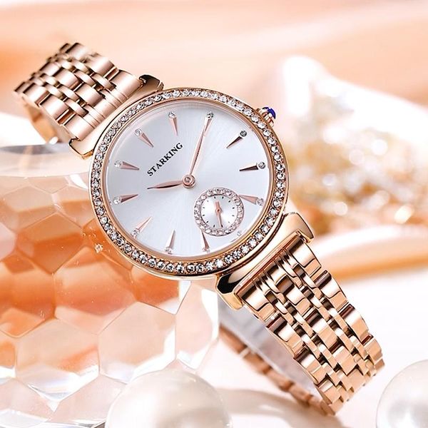 wristwatches starking luxury woman watch elegant watches women fashion 2021 quartz for rose gold relogio feminino, Slivery;brown
wristwatches starking luxury woman watch elegant watches women fashion 2021 quartz for rose gold relogio feminino, Slivery;brown