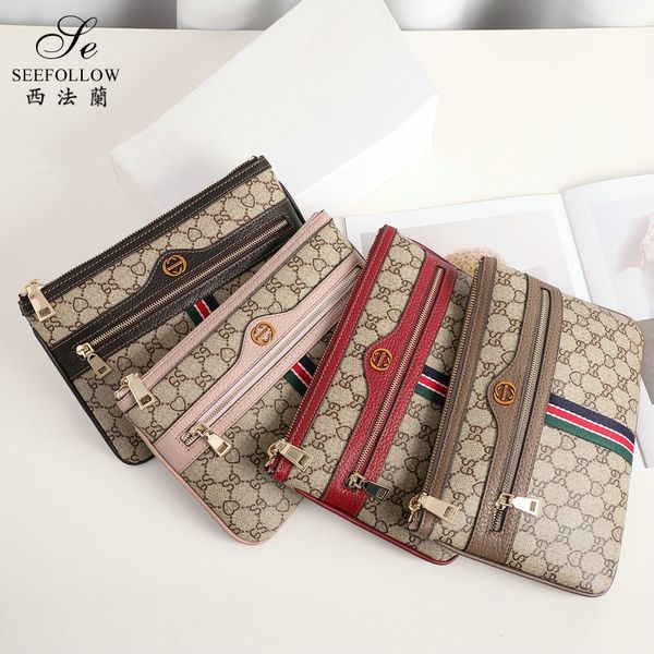 wallet west flange small bag 2021 large capacity hand women's single shoulder messenger fashion trend, Red;black
wallet west flange small bag 2021 large capacity hand women's single shoulder messenger fashion trend, Red;black