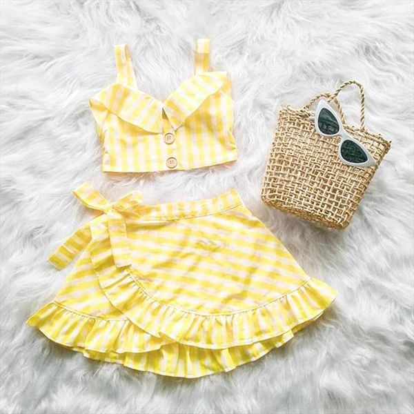 newborn kids baby girls plaid vest clothes bow irregular skirt 2pcs outfit set sleeveless jumpsuit beach dress sunsuit, White
newborn kids baby girls plaid vest clothes bow irregular skirt 2pcs outfit set sleeveless jumpsuit beach dress sunsuit, White