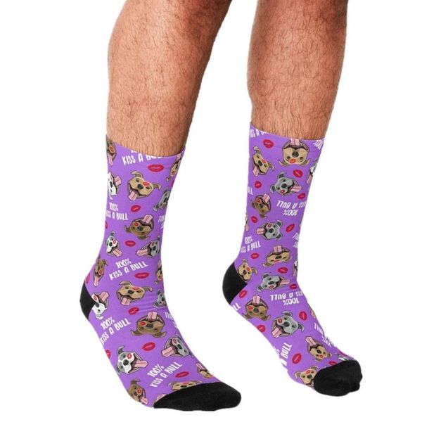 men's socks 2021 funny kiss a bull cartoons pattern printed hip hop men happy cute boys street style crazy for, Black 
men's socks 2021 funny kiss a bull cartoons pattern printed hip hop men happy cute boys street style crazy for, Black