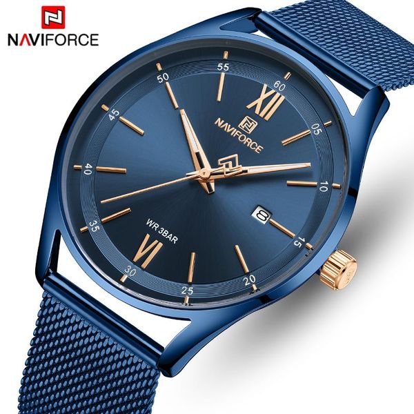 wristwatches 2021 naviforce brand men watch fashion luxury blue stainless steel quartz watches mens wrist relogio masculino, Slivery;brown
wristwatches 2021 naviforce brand men watch fashion luxury blue stainless steel quartz watches mens wrist relogio masculino, Slivery;brown