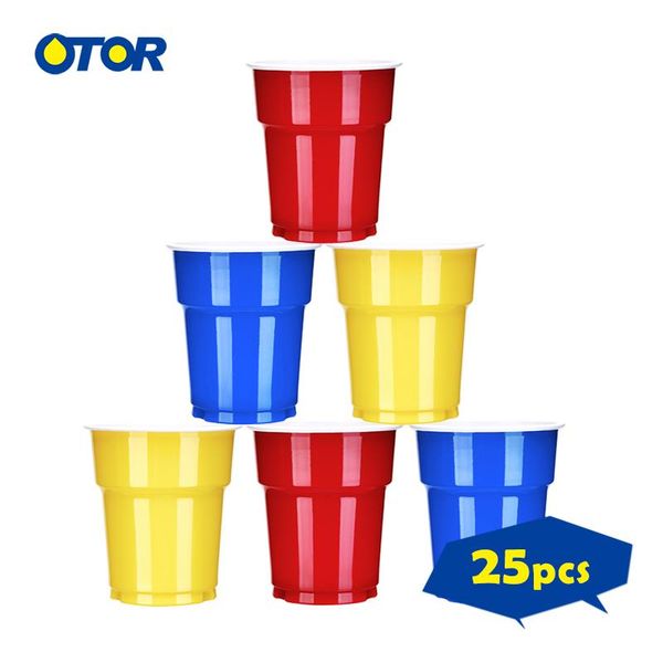 packaging dinner service otor 8oz 25pcs disposable color cups red blue yellow plastic for games birthday wedding decoration supplies
packaging dinner service otor 8oz 25pcs disposable color cups red blue yellow plastic for games birthday wedding decoration supplies