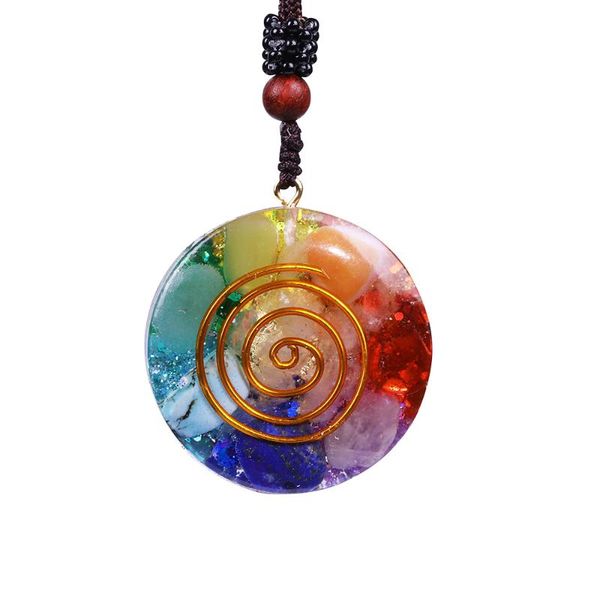 pendant necklaces reversible orgonite mixed chakra orgone natural stone revitalization relaxation energy enhancing crystal necklace, Silver
pendant necklaces reversible orgonite mixed chakra orgone natural stone revitalization relaxation energy enhancing crystal necklace, Silver