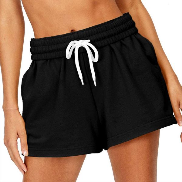 high waist solid color drawstring womens short quick dry elastic sports clothing t2p, White;black
high waist solid color drawstring womens short quick dry elastic sports clothing t2p, White;black