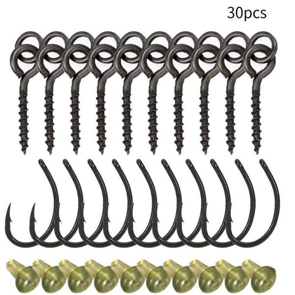 fishing hooks hook kit terminal tackle with bait screws s carp for white 30pcs fishhook jip barbed
fishing hooks hook kit terminal tackle with bait screws s carp for white 30pcs fishhook jip barbed