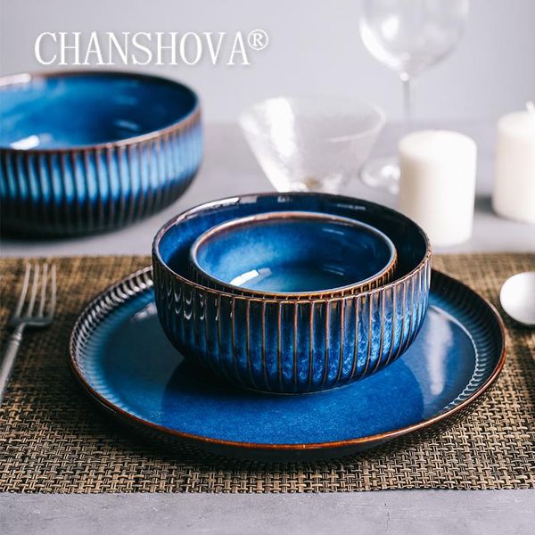 bowls chanshova blue ceramic personality noodle bowl salad porcelain soup plate kitchen utensils h340
bowls chanshova blue ceramic personality noodle bowl salad porcelain soup plate kitchen utensils h340
