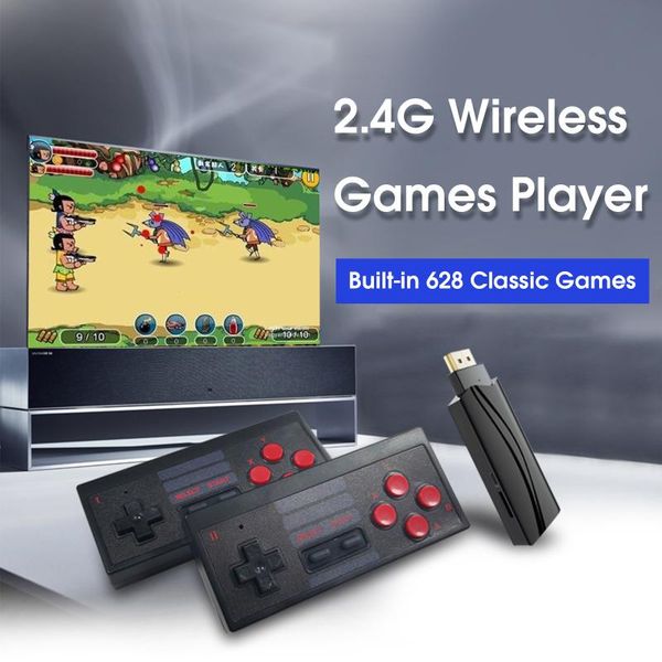 retro 2.4g wireless games player handheld controller hd output built-in 628 classic dual players portable game
retro 2.4g wireless games player handheld controller hd output built-in 628 classic dual players portable game