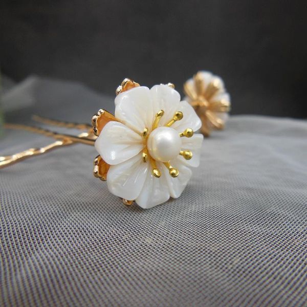 other shell flower bridal hair pin freshwater pearl pins wedding accessories hairpin pince cheveux femme wigo1493, Golden;white
other shell flower bridal hair pin freshwater pearl pins wedding accessories hairpin pince cheveux femme wigo1493, Golden;white