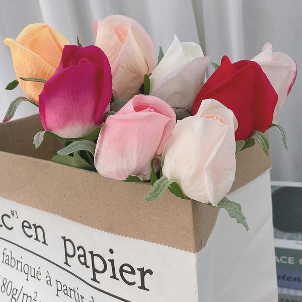 decorative flowers & wreaths 10pc single branch feel latex small head rose artificial flower home decoration accessories wedding bouquet fak
decorative flowers & wreaths 10pc single branch feel latex small head rose artificial flower home decoration accessories wedding bouquet fak