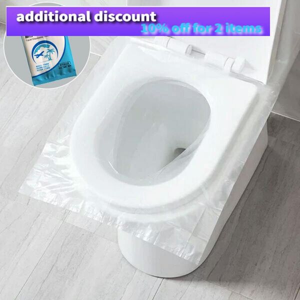 toilet seat covers 50pcsuniversal disposable sticker cover business travel stool waterproof pad for travel/camping bathroom
toilet seat covers 50pcsuniversal disposable sticker cover business travel stool waterproof pad for travel/camping bathroom