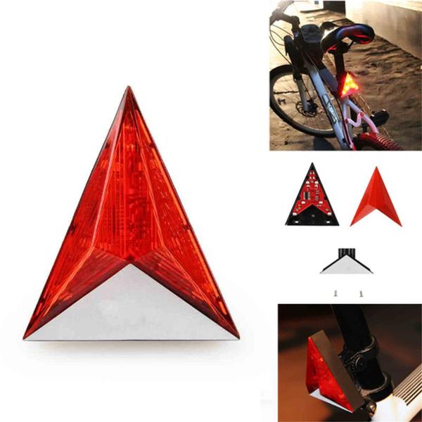 bike lights triangle bicycle taillight led charging red light warning safety rear tail design accessories #2o31
bike lights triangle bicycle taillight led charging red light warning safety rear tail design accessories #2o31