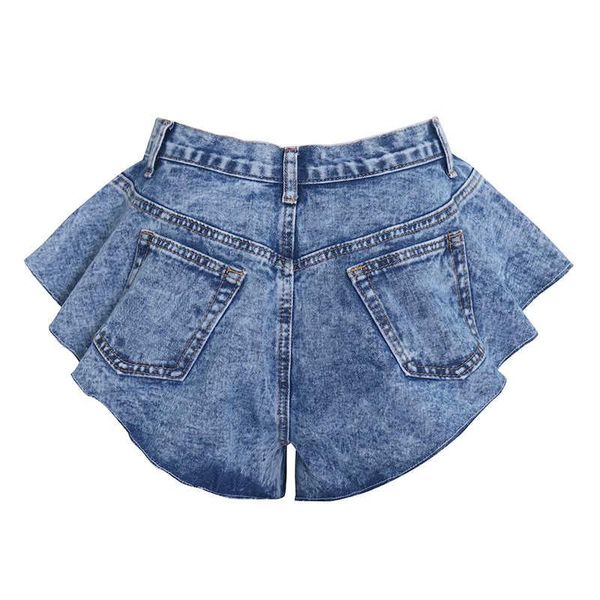 women's shorts female high waist trousers wide leg women fashion clothes spring summer ruffle denim, White;black
women's shorts female high waist trousers wide leg women fashion clothes spring summer ruffle denim, White;black