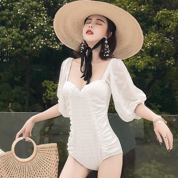 one-piece suits whitney wang swimwear women 2021 summer fashion lantern sleeve ruched one piece swimsuit push up padded high waist beachwear
one-piece suits whitney wang swimwear women 2021 summer fashion lantern sleeve ruched one piece swimsuit push up padded high waist beachwear