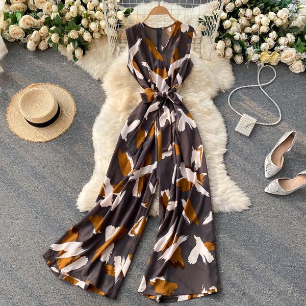 singreiny fashion print tank rompers women sleeveless v neck sashes office jumpsuits summer casual vacation beach long rompers 210419, Black;white
singreiny fashion print tank rompers women sleeveless v neck sashes office jumpsuits summer casual vacation beach long rompers 210419, Black;white