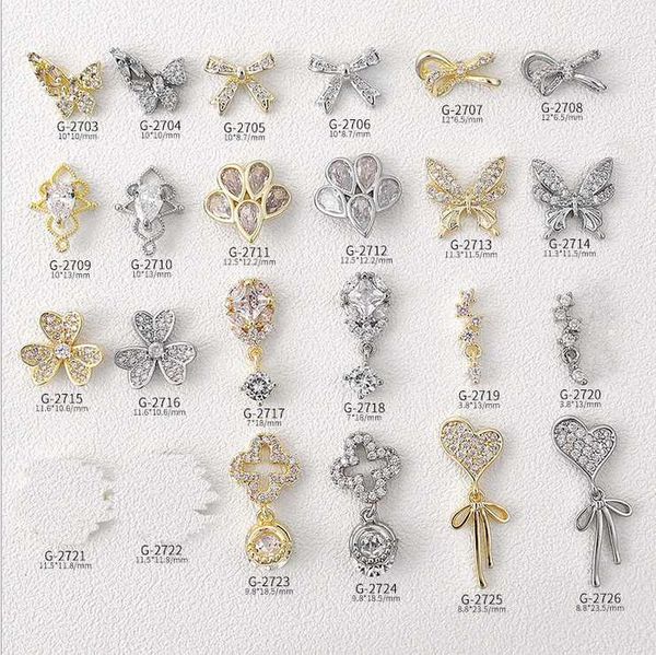 5pcs nail art delicate shapes gold silver alloy with zircon jewelry rhinestones for tips decorations, Silver;gold
5pcs nail art delicate shapes gold silver alloy with zircon jewelry rhinestones for tips decorations, Silver;gold