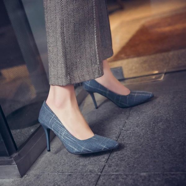 dress shoes big size ladies high heels women woman pumps medium-heeled cloth pointed shallow-mouthed single, Black
dress shoes big size ladies high heels women woman pumps medium-heeled cloth pointed shallow-mouthed single, Black