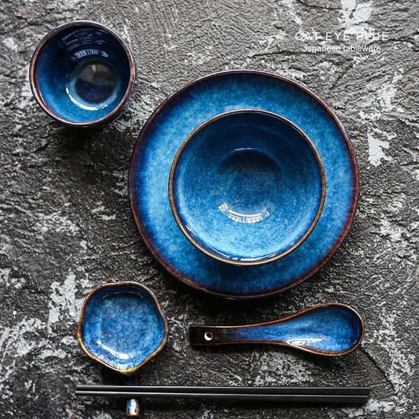 bowls japanese-style deep blue ceramic steak plate tableware porcelain dinner set dessert soup bowl tea cup sauce dish
bowls japanese-style deep blue ceramic steak plate tableware porcelain dinner set dessert soup bowl tea cup sauce dish