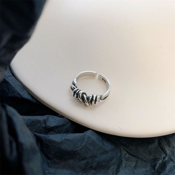 korean version s925 pure sier geometric line women's fashion simple net red open index finger ring, Silver
korean version s925 pure sier geometric line women's fashion simple net red open index finger ring, Silver