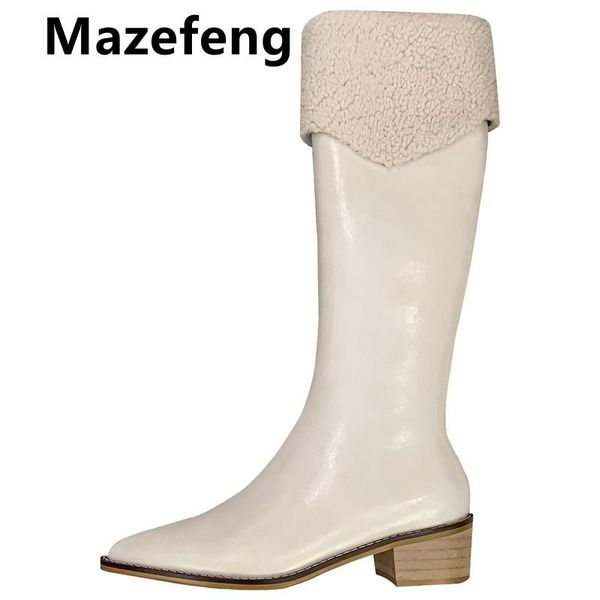 boots mazefeng 2021 fashion women winter heels quality long comfort mujer thigh high boot botas zipper knee-high, Black
boots mazefeng 2021 fashion women winter heels quality long comfort mujer thigh high boot botas zipper knee-high, Black