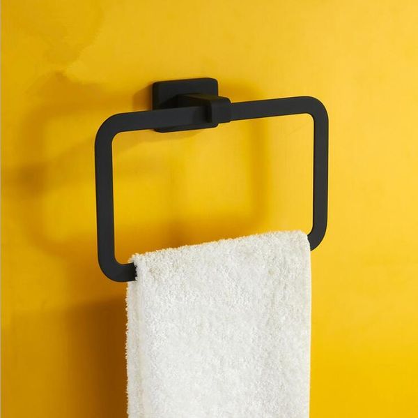 bathroom vintage black towel ring holder stainless steel square wall-mounted hook accessories home design rings
bathroom vintage black towel ring holder stainless steel square wall-mounted hook accessories home design rings
