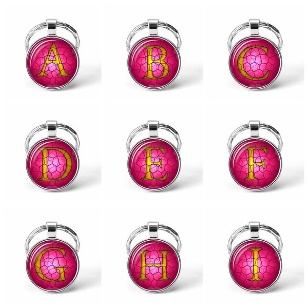 fashion 26 letter silver glass cabochon pendant pink keychain handmade jewelry accessories car keyring keychain women gift, Slivery;golden
fashion 26 letter silver glass cabochon pendant pink keychain handmade jewelry accessories car keyring keychain women gift, Slivery;golden