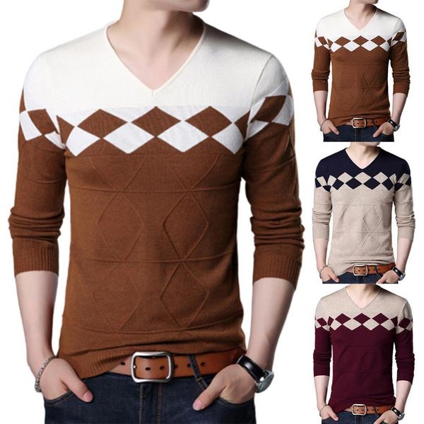 chic sweaters men v neck long sve color block knitwear elastic slim pullovers knitted sweatshirt for daily, White;black
chic sweaters men v neck long sve color block knitwear elastic slim pullovers knitted sweatshirt for daily, White;black