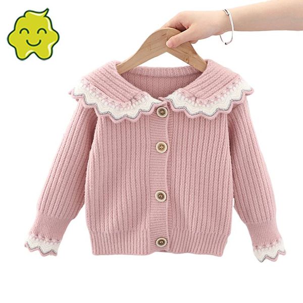 pullover winter children's coat cardigan girl sweater for girls clothes striped casual turn-down collar baby clothing, Blue
pullover winter children's coat cardigan girl sweater for girls clothes striped casual turn-down collar baby clothing, Blue