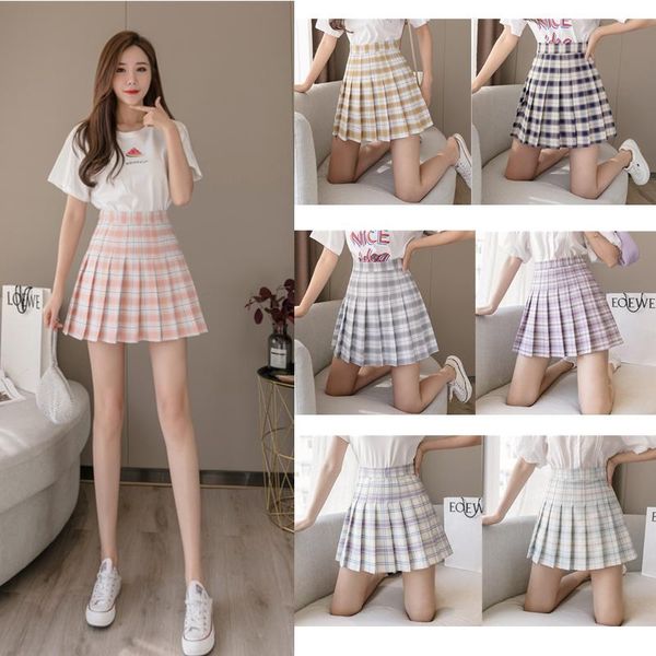 pleated skirt women autumn summer high waist plaid female korean harajuku japanese cute mini a-line skirts, Black
pleated skirt women autumn summer high waist plaid female korean harajuku japanese cute mini a-line skirts, Black