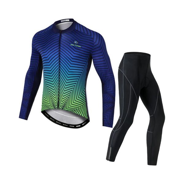 racing sets yocene men set bike clothing male bicycle ropa ciclismo long sleeve jerseys pants cycling wear, Black;blue
racing sets yocene men set bike clothing male bicycle ropa ciclismo long sleeve jerseys pants cycling wear, Black;blue