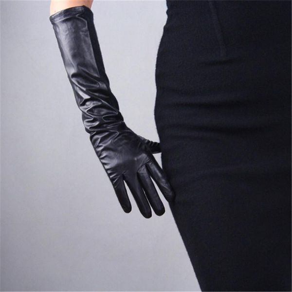 fingerless gloves genuine leather sheepskin wool splice woman fashion black 45cm long finger touchscreen female mittens tb81, Blue;gray
fingerless gloves genuine leather sheepskin wool splice woman fashion black 45cm long finger touchscreen female mittens tb81, Blue;gray