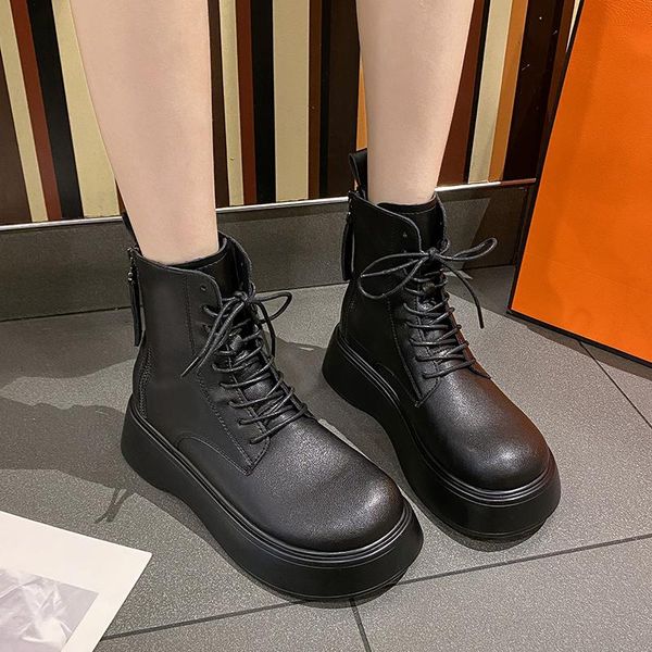 boots black ankle platform women shoes cross strap chunky korean style thick sole short botas mujer 2021
boots black ankle platform women shoes cross strap chunky korean style thick sole short botas mujer 2021