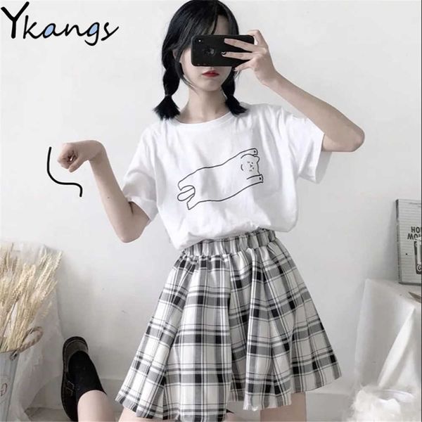 japanese summer women pleated skirts korean simple high waist plaid mini skirt school girls cute wild skirt streetwear 210619, Black
japanese summer women pleated skirts korean simple high waist plaid mini skirt school girls cute wild skirt streetwear 210619, Black