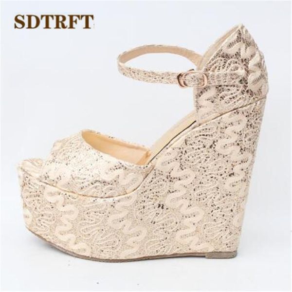 stiletto 15cm wedges sandals peep toe high-heeled shoes woman buckle lace pumps zapatos mujer small yards:30 31 32 33-43, Black
stiletto 15cm wedges sandals peep toe high-heeled shoes woman buckle lace pumps zapatos mujer small yards:30 31 32 33-43, Black
