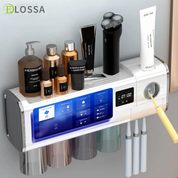 bath accessory set elossa multifunctional uv toothbrush holder automatic toothpaste dispenser squeezer shelf bathroom accessories storage ra
bath accessory set elossa multifunctional uv toothbrush holder automatic toothpaste dispenser squeezer shelf bathroom accessories storage ra